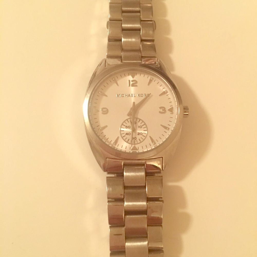 MK silver women’s watch